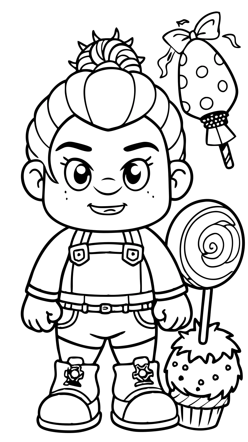 coloring pages wreck it ralph